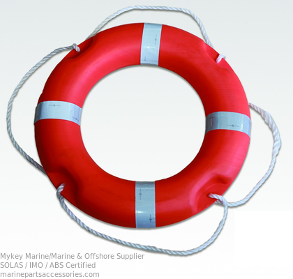 Buy Orange Marine Lifebuoy Safety Equipment 14.5Kg Buoyancy For Rescue online manufacture