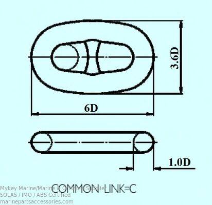 satın al Siyah Boyalı Ortak Halka Saplama Halka Bağlama Zinciri 38mm-200mm Boyut Çevrimiçi üretim