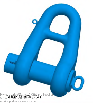 Buy Black Painted A TYPE Buoy Shackle For Marine Anchoring OEM BV CCS Certified online manufacture