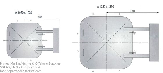 Mua TYPE A Nắp hầm kín thời tiết Một mặt Nắp hầm thuyền CB/T3728-2011 sản xuất trực tuyến