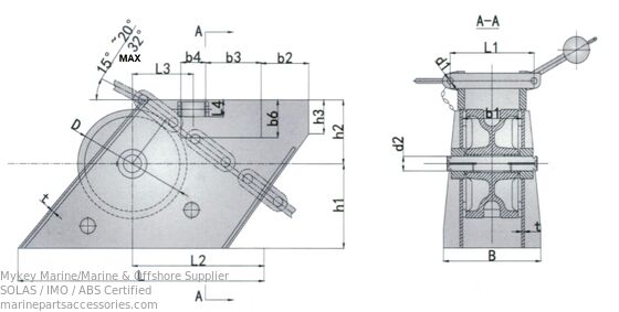 خرید مقاومت در برابر خوردگی بند زنجیره دریایی 42mm-78mm بند زنجیره در کشتی تولید آنلاین
