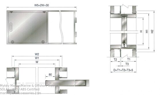 Beli Fire Resistant Boat Marine Windows Aluminium Alloy Custom Boat Windows pembuatan online