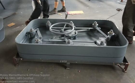 kaufen Manuelle aufklappbare Bootskabinentür druckdicht Aluminium-Boots tür Online-Herstellung