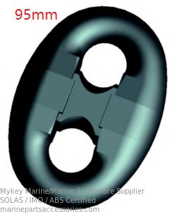Comprar CCS BV certificado OEM KENTER SHACKLE para cadeia de amarre offshore (95 mm) Fabricação em linha