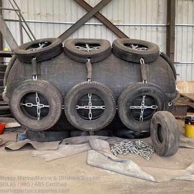 Kopen Industriële Standaard Marine Pneumatische Fender Hoge Druk Duurzaamheid NR/SBR Blend Rubber Anti-aging Slijtvast 0.5-4.5m Dok online vervaardiging