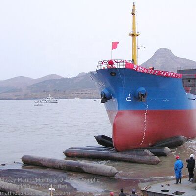 Comprar Bolsas de aire inflables de caucho de 7 + 1 capas industriales para buques marinos Balones de alta capacidad de carga Bolsas de aire inflables para barcos Fabricación en línea